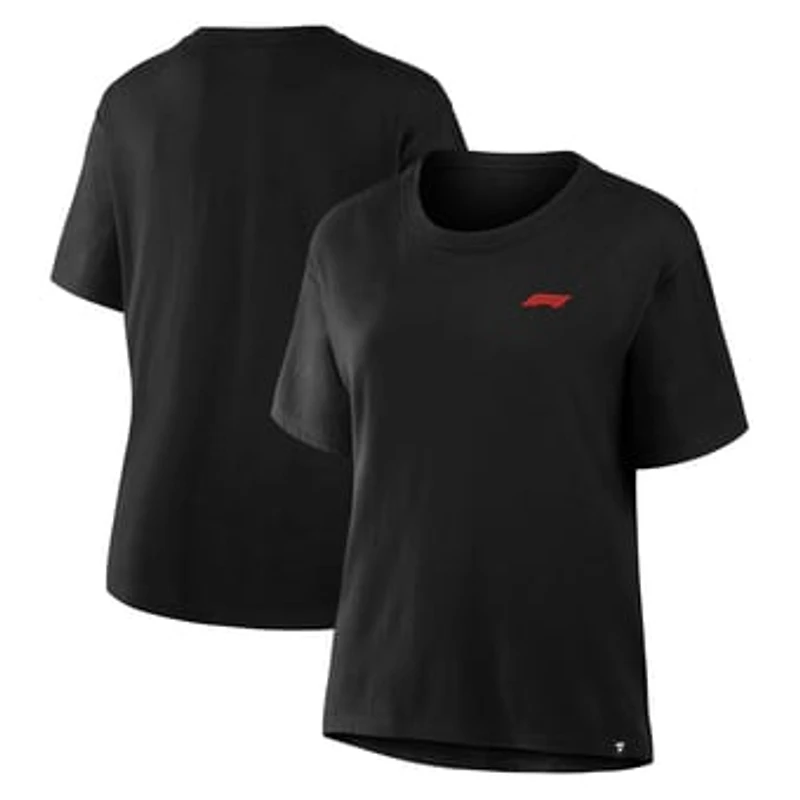 Women's Fanatics Black Formula 1 Primary Logo T-Shirt
