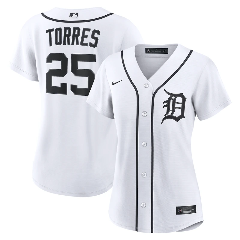 Women's Nike Gleyber Torres White Detroit Tigers Home Replica Jersey