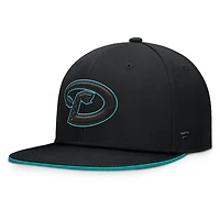 Men's Fanatics  Black Arizona Diamondbacks Glint Snapback Hat