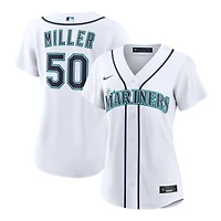 Women's Nike Bryce Miller White Seattle Mariners Home Replica Jersey