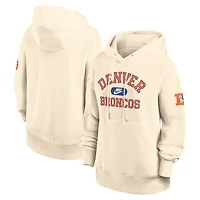 Women's Nike Natural Denver Broncos Oversized Legacy Phoenix Hoodie