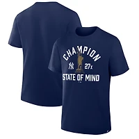 Men's Fanatics  Navy New York Yankees City Specific Wins T-Shirt