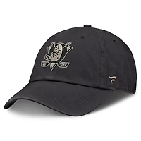 Men's Fanatics Charcoal Anaheim Ducks Road Phantom Washed Adjustable Hat