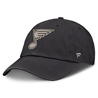 Men's Fanatics Charcoal St. Louis Blues Road Phantom Washed Adjustable Hat