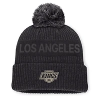Men's Fanatics Charcoal Los Angeles Kings Road Phantom Cuffed Knit Hat with Pom