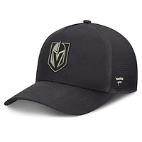 Men's Fanatics Charcoal Vegas Golden Knights Road Soft Wash A-Frame Meshback Hat