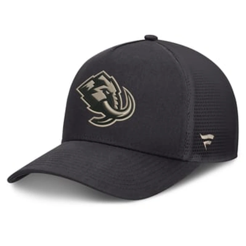 Men's Fanatics Charcoal Utah Mammoth Road Soft Wash A-Frame Meshback Hat