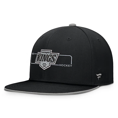 Men's Fanatics Black Los Angeles Kings Authentic Pro Rink Snapback Hat
