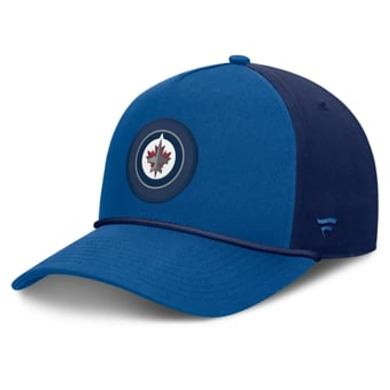 Men's Fanatics Blue Winnipeg Jets Authentic Pro Rink A-Frame Adjustable Hat