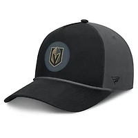 Men's Fanatics Black Vegas Golden Knights Authentic Pro Rink A-Frame Adjustable Hat