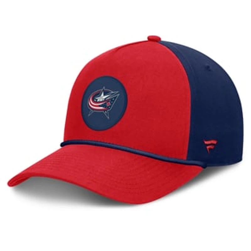 Men's Fanatics Red Columbus Blue Jackets Authentic Pro Rink A-Frame Adjustable Hat