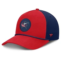 Men's Fanatics Red Columbus Blue Jackets Authentic Pro Rink A-Frame Adjustable Hat