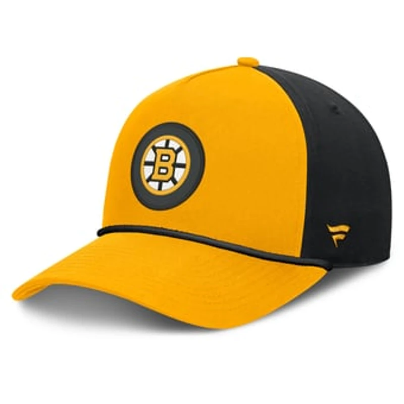 Men's Fanatics Gold Boston Bruins Authentic Pro Rink A-Frame Adjustable Hat