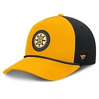 Men's Fanatics Gold Boston Bruins Authentic Pro Rink A-Frame Adjustable Hat