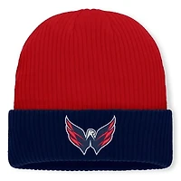 Men's Fanatics Red Washington Capitals Authentic Pro Rink Cuffed Knit Hat