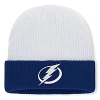Men's Fanatics White Tampa Bay Lightning Authentic Pro Rink Cuffed Knit Hat