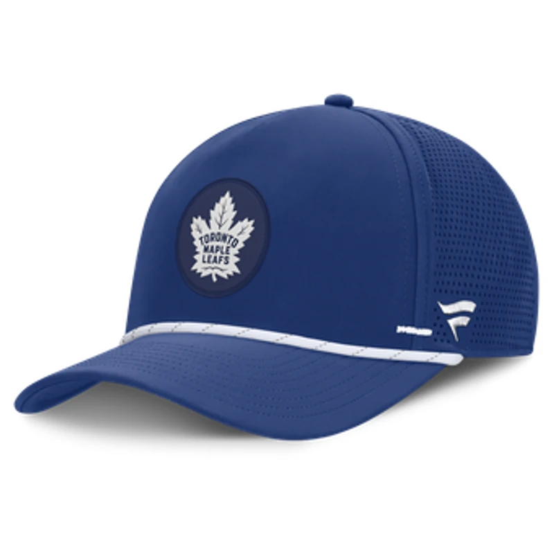 Men's Fanatics Blue Toronto Maple Leafs Authentic Pro Rink Vented A-Frame Adjustable Hat