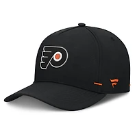 Men's Fanatics Black Philadelphia Flyers Authentic Pro Rink Bar Tacks A-Frame Adjustable Hat