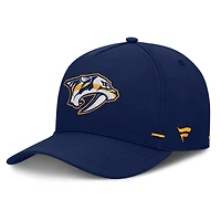 Men's Fanatics Navy Nashville Predators Authentic Pro Rink Bar Tacks A-Frame Adjustable Hat