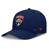 Men's Fanatics Navy Florida Panthers Authentic Pro Rink Bar Tacks A-Frame Adjustable Hat