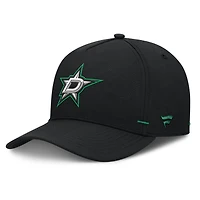 Men's Fanatics Black Dallas Stars Authentic Pro Rink Bar Tacks A-Frame Adjustable Hat