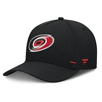 Men's Fanatics Black Carolina Hurricanes Authentic Pro Rink Bar Tacks A-Frame Adjustable Hat