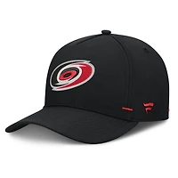 Men's Fanatics Black Carolina Hurricanes Authentic Pro Rink Bar Tacks A-Frame Adjustable Hat
