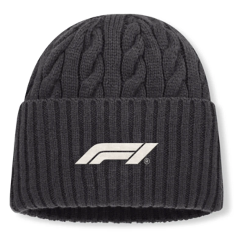 Men's Fanatics Gray Formula 1 Direct Oversized Cuffed Knit Hat