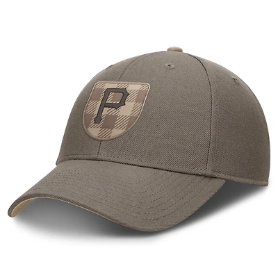 Men's Nike  Brown Pittsburgh Pirates Statement Rise Adjustable Hat
