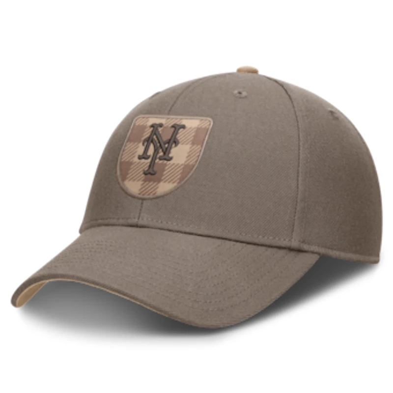Men's Nike Brown New York Mets Statement Rise Adjustable Hat