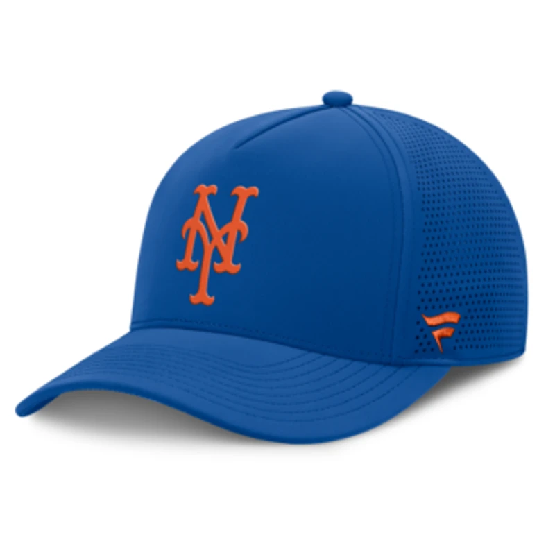 Men's Fanatics Royal New York Mets Perforated Adjustable Hat