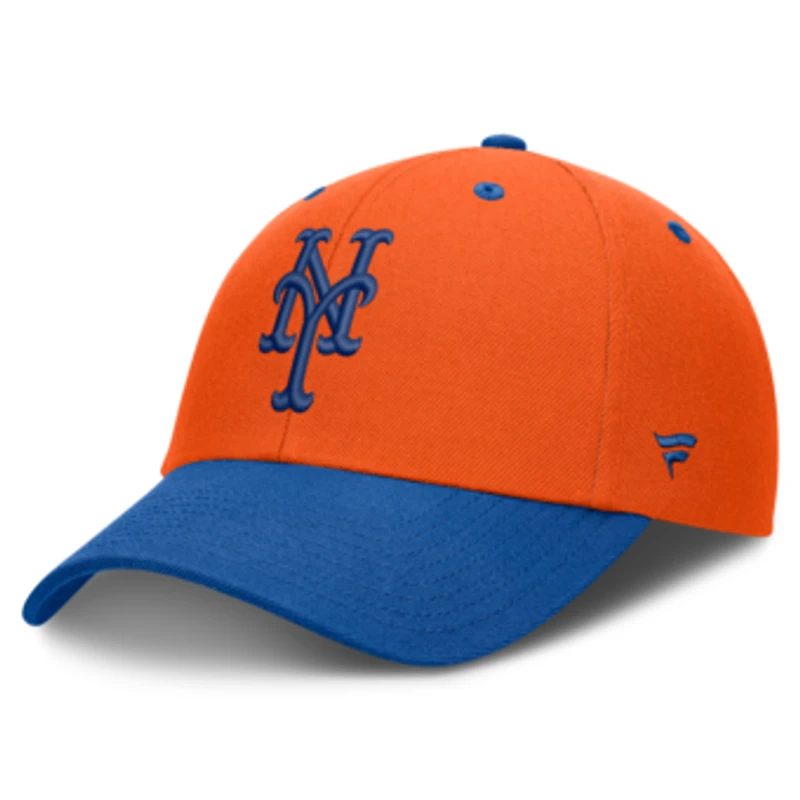 Men's Fanatics Orange New York Mets Leadoff Adjustable Hat