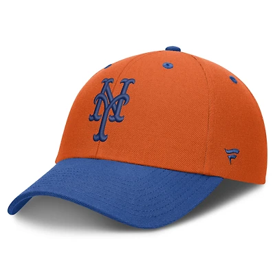 Men's Fanatics Orange New York Mets Leadoff Adjustable Hat