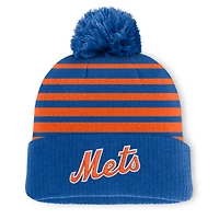 Men's Fanatics Royal New York Mets Gradual Knit Hat with Pom