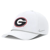 Unisex Nike White Georgia Bulldogs Rope Rise Adjustable Hat