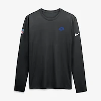 Men's Nike Black Los Angeles Rams Sideline Small Logo Legend Dri-FIT Long Sleeve T-Shirt