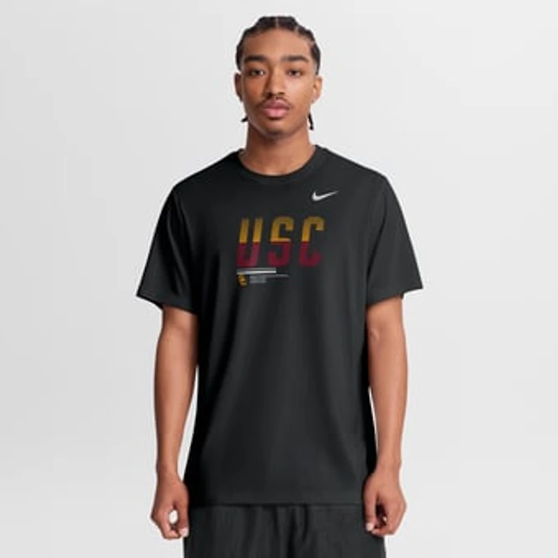Men's Nike Black USC Trojans Sideline Legend Dri-FIT T-Shirt