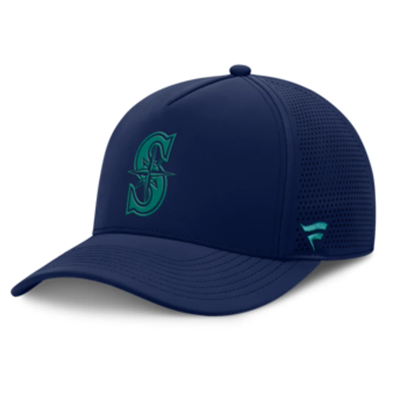 Men's Fanatics Navy Seattle Mariners Perforated Adjustable Hat