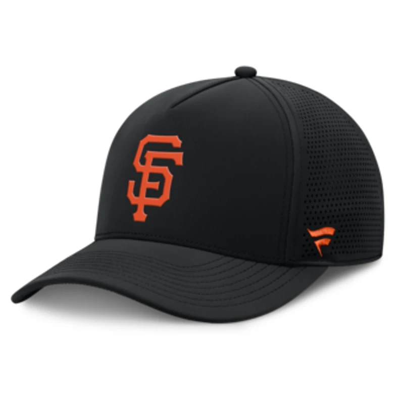 Men's Fanatics Black San Francisco Giants Perforated Adjustable Hat