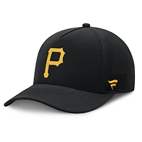 Men's Fanatics Black Pittsburgh Pirates Perforated Adjustable Hat