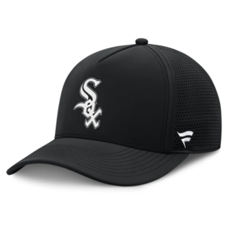 Men's Fanatics Black Chicago White Sox Perforated Adjustable Hat