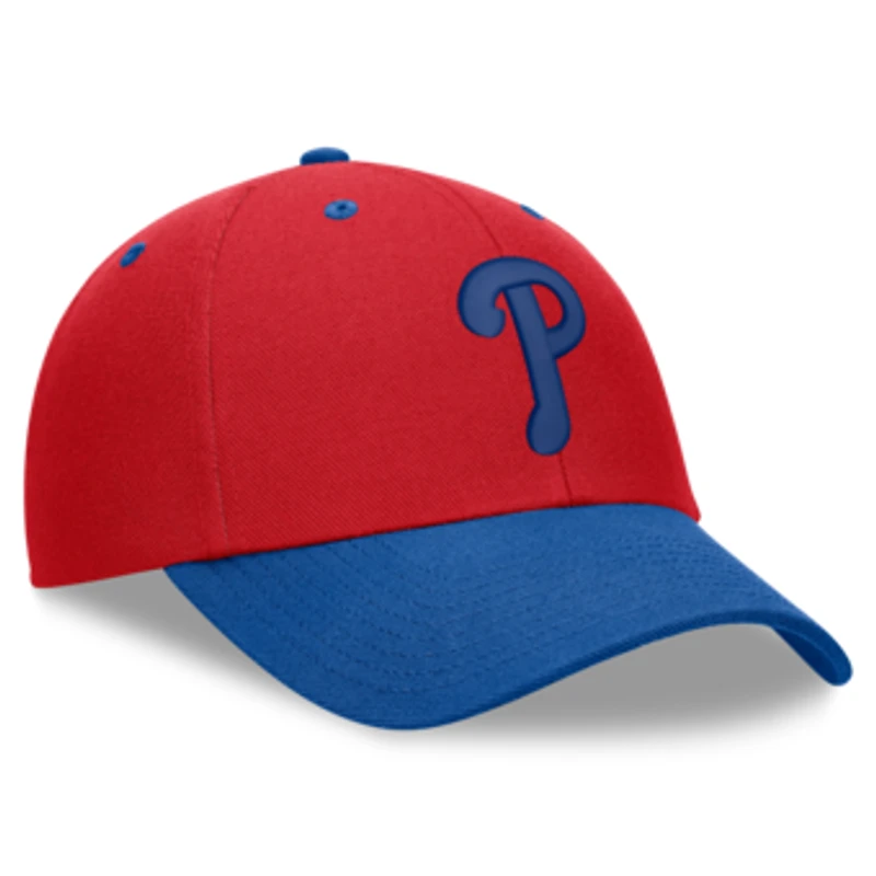 Men's Fanatics Red Philadelphia Phillies Leadoff Adjustable Hat