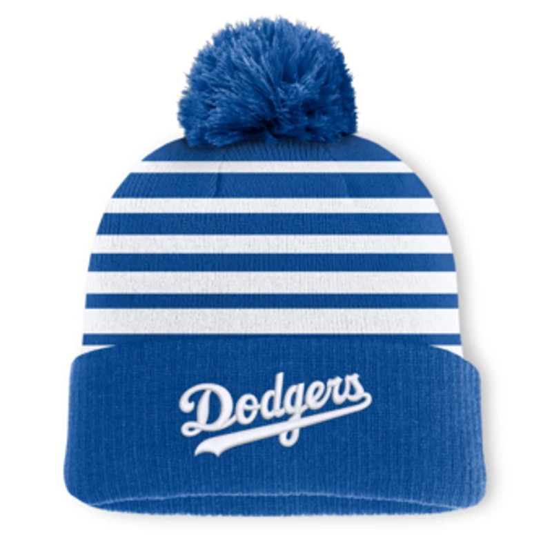 Men's Fanatics Royal Los Angeles Dodgers Gradual Knit Hat with Pom