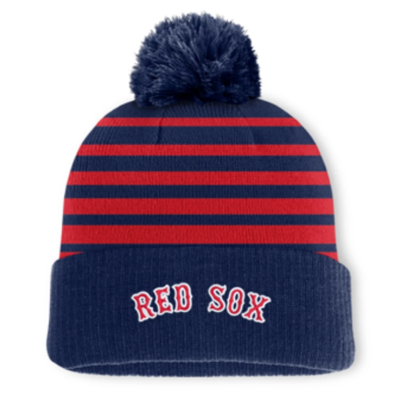 Men's Fanatics Navy Boston Red Sox Gradual Knit Hat with Pom