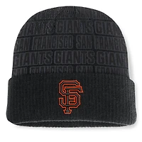 Men's Fanatics Black San Francisco Giants Backstop Cuffed Knit Hat