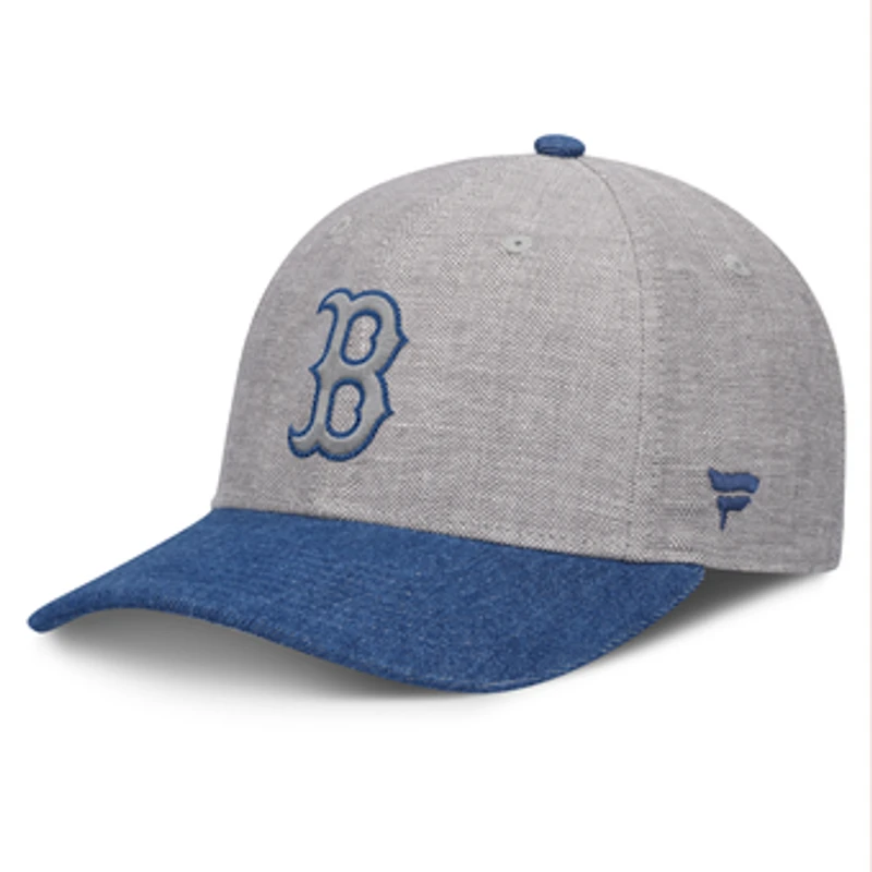Men's Fanatics Gray/Denim Boston Red Sox Level Up Conduct Adjustable Hat