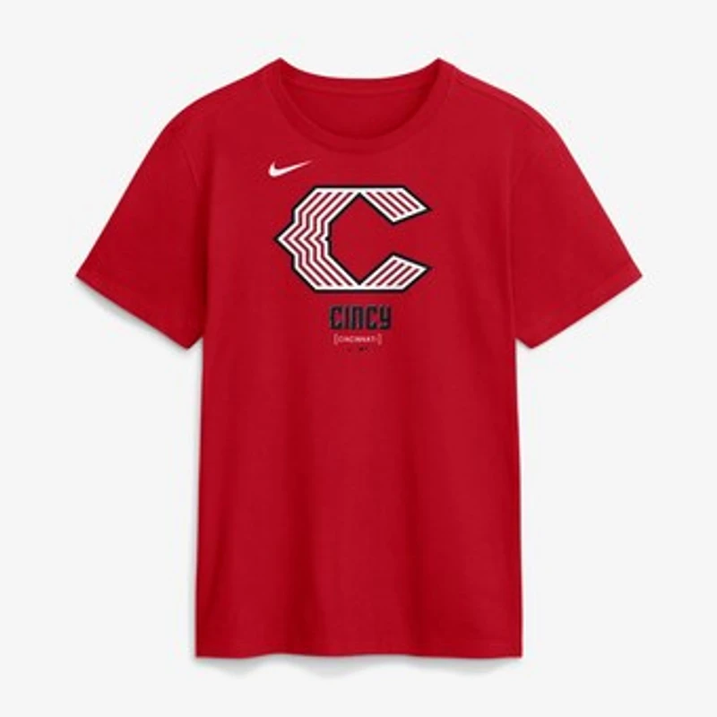 Men's Nike Red Cincinnati Reds 2026 City Connect Large Logo T-Shirt