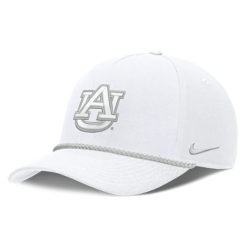 Unisex Nike White Auburn Tigers Rope Rise Adjustable Hat