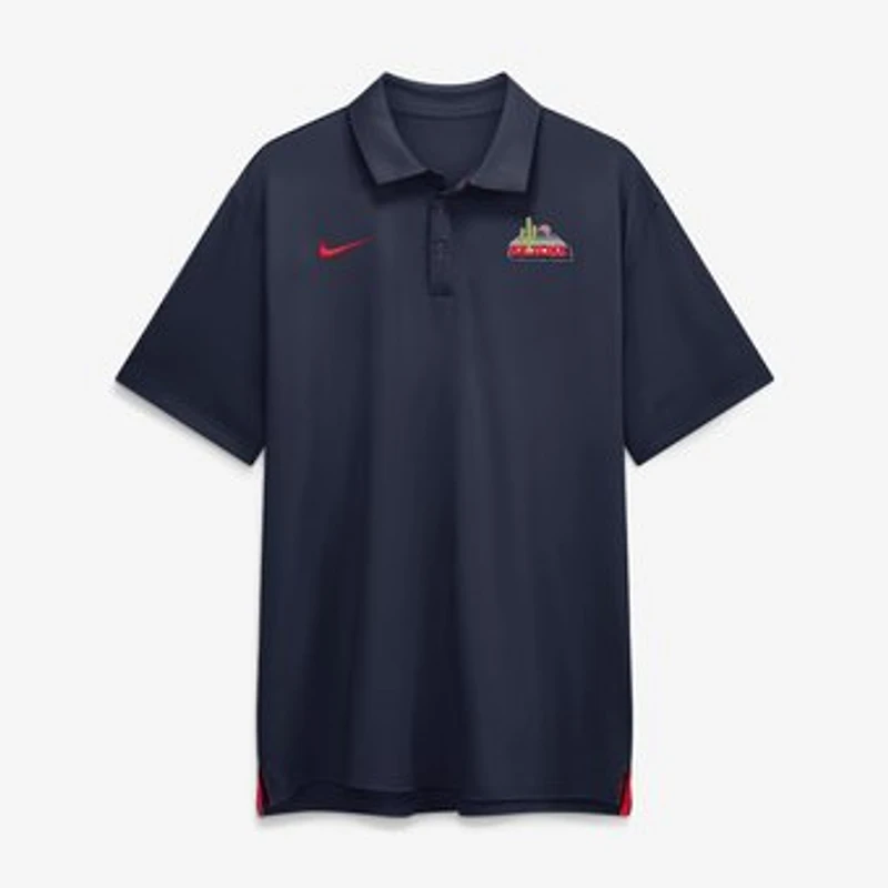 Men's Nike Navy Arizona Wildcats 2026 Sideline Tour Dri-FIT Polo