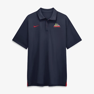 Men's Nike Navy Arizona Wildcats 2026 Sideline Tour Dri-FIT Polo